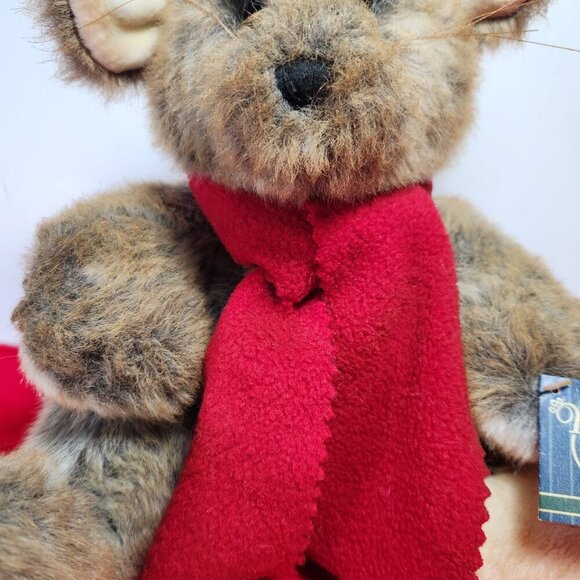 Ganz Heritage Collection Morton Mouse 11 Inch Retired With Tag Christmas Mouse - Picture 5 of 14